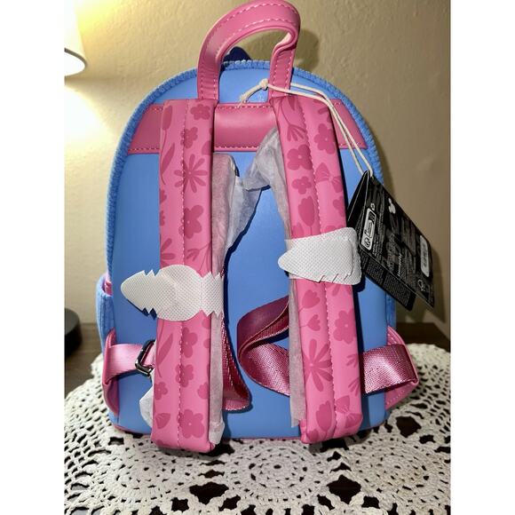 Loungefly Disney Winnie the Pooh Eeyore Peeking Corduroy Backpack & Coin Bag - Picture 4 of 8